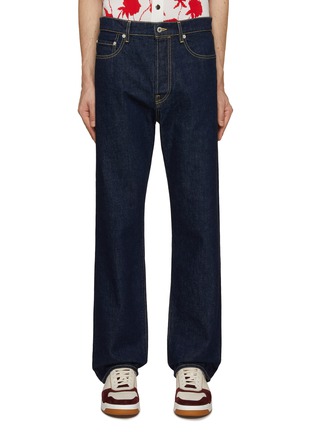 Main View - Click To Enlarge - KENZO - ASAGAO Straight Leg Jeans
