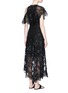 Back View - Click To Enlarge - ZIMMERMANN - 'Mercer Bird Floating' embroidered silk dress