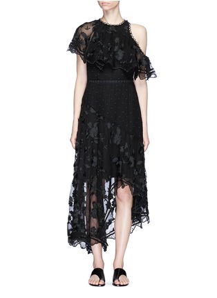 Main View - Click To Enlarge - ZIMMERMANN - 'Mercer Bird Floating' embroidered silk dress