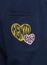  - KENZO - Heart Logo Printed Back Pocket Shorts