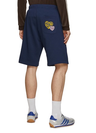 Back View - Click To Enlarge - KENZO - Heart Logo Printed Back Pocket Shorts