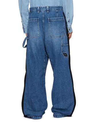 Back View - Click To Enlarge - DIESEL - Side Panel Relaxed Jeans
