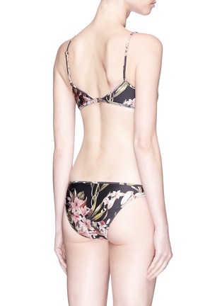 Back View - Click To Enlarge - ZIMMERMANN - 'Curacao Palm' print bikini set