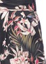Detail View - Click To Enlarge - ZIMMERMANN - 'Curacao Palm' print belted linen-cotton blend shorts