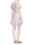 Figure View - Click To Enlarge - ZIMMERMANN - 'Mercer Flutter' cutout back floral print dress