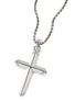 Detail View - Click To Enlarge - JOHN HARDY - ‘Classic Chain’ Silver Cross Pendant Box Chain Necklace — Size 24