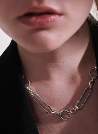 Detail View - Click To Enlarge - JOHN HARDY - ‘Classic Chain’ Silver Knife Edge Necklace — Size 22