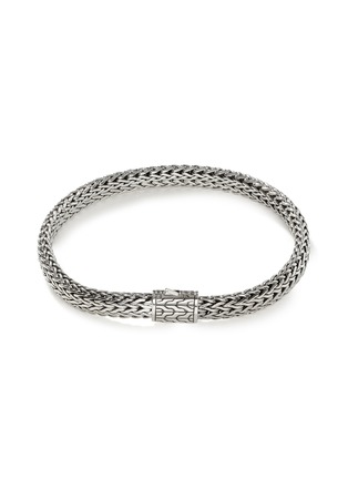 Main View - Click To Enlarge - JOHN HARDY - ‘Classic Chain’ Silver Medium Flat Chain Bracelet — Size UL