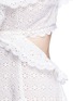 Detail View - Click To Enlarge - ZIMMERMANN - 'Jasper' honeycomb broderie anglaise romper