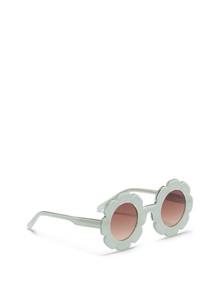 Figure View - Click To Enlarge - SONS + DAUGHTERS - 'Pixie' kids acetate flower sunglasses
