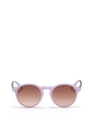 Main View - Click To Enlarge - SONS + DAUGHTERS - 'Clark Sun' kids acetate round sunglasses
