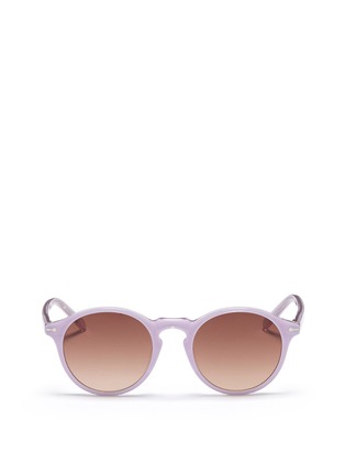 Main View - Click To Enlarge - SONS + DAUGHTERS - 'Clark Sun' kids acetate round sunglasses