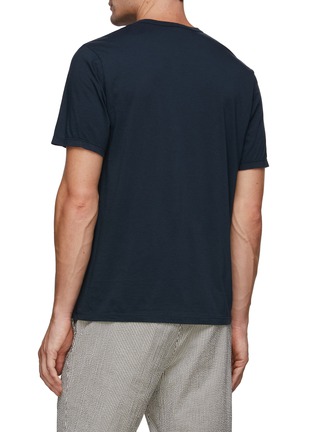 Back View - Click To Enlarge - JAMES PERSE - Cotton Crewneck T-Shirt