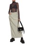 Figure View - Click To Enlarge - ACNE STUDIOS - Ripped Denim Maxi Skirt