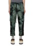 Main View - Click To Enlarge - SONG FOR THE MUTE - Tie Dyed Cropped Cargo Pants