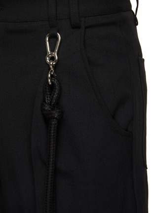  - SONG FOR THE MUTE - Detachable Rope Straight Leg Pleated Pants