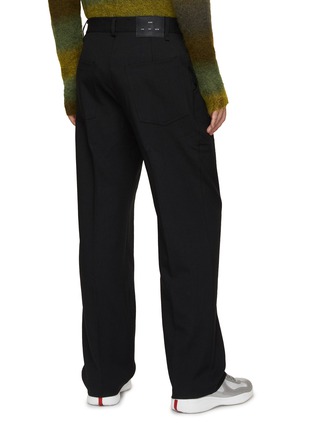 Back View - Click To Enlarge - SONG FOR THE MUTE - Detachable Rope Straight Leg Pleated Pants