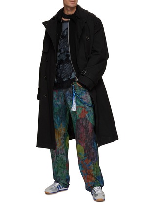 Figure View - Click To Enlarge - SONG FOR THE MUTE - Rope Chain Straight Leg Work Pants