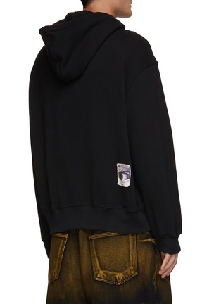 Back View - Click To Enlarge - SONG FOR THE MUTE - Stitched Patchwork Hoodie
