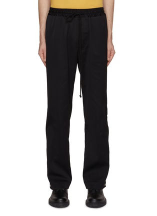 Main View - Click To Enlarge - SONG FOR THE MUTE - Golay Satin Straight Leg Track Pants