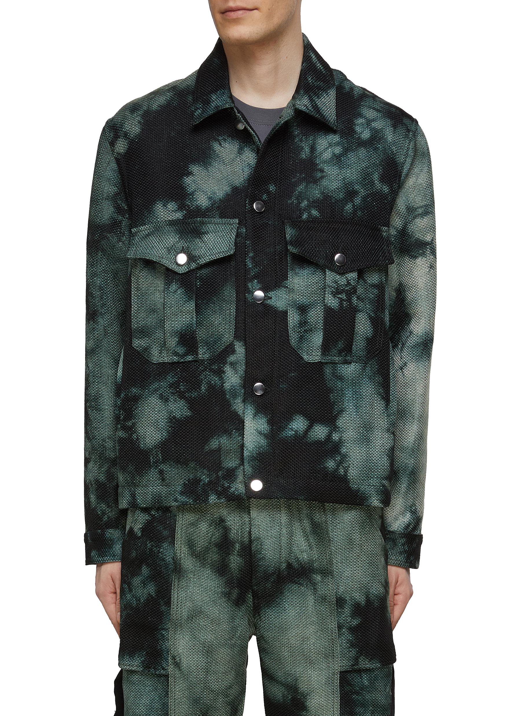 Tie Dyed Military Jacket