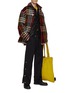 Figure View - Click To Enlarge - SONG FOR THE MUTE - Oversized Wool Painter Jacket