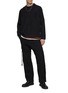 Figure View - Click To Enlarge - SONG FOR THE MUTE - Lace Straight Leg Pants