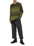 Figure View - Click To Enlarge - SONG FOR THE MUTE - Glen Check Wool Cropped Pants