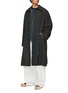 Figure View - Click To Enlarge - SONG FOR THE MUTE - Check-Pattern Mac Coat
