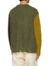 Back View - Click To Enlarge - SONG FOR THE MUTE - Colour-Block Oversize Cardigan