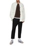 Figure View - Click To Enlarge - SONG FOR THE MUTE - Detachable Rope Cropped Pleated Pants