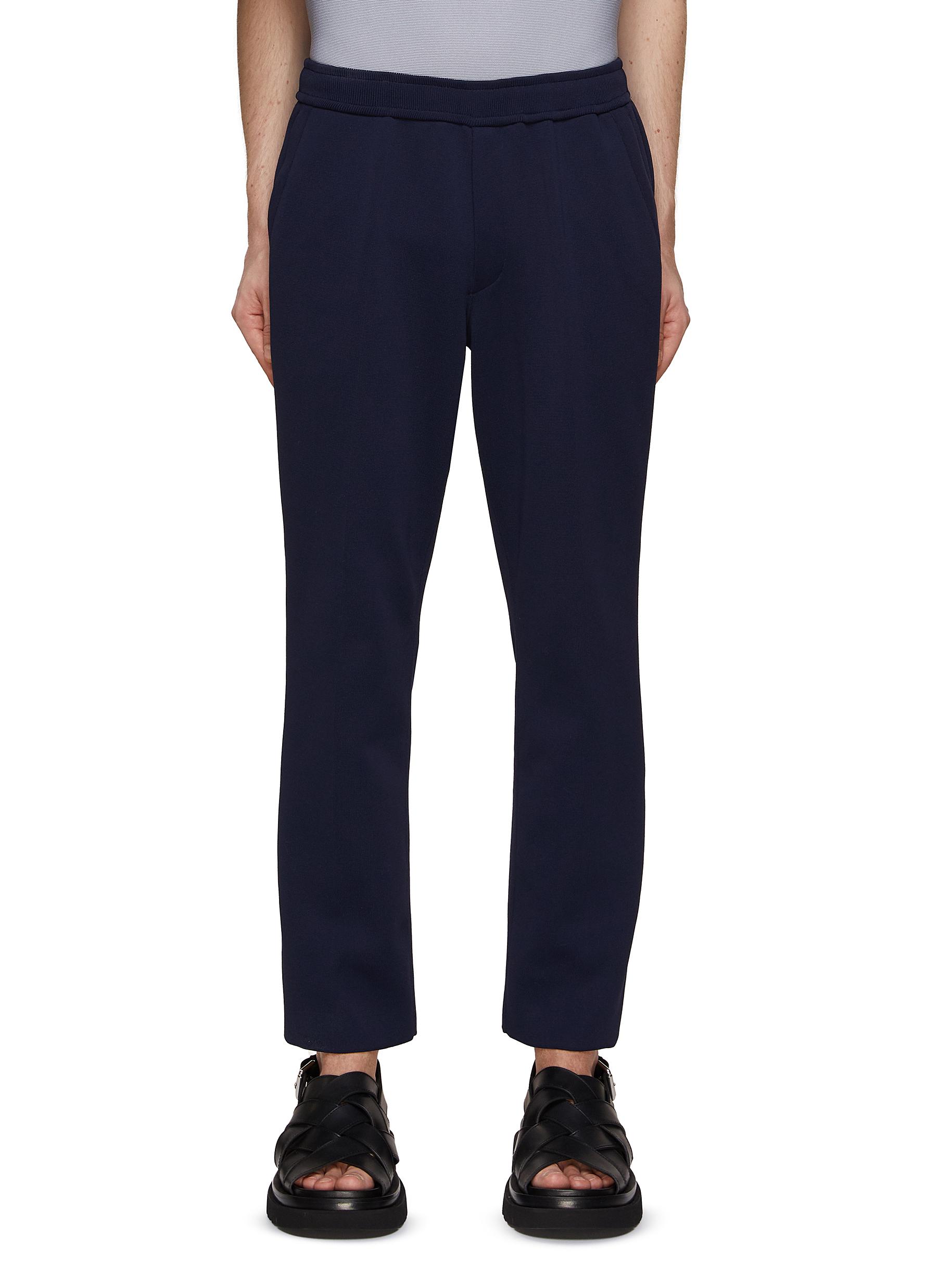 CFCL Navy Milan Rib Tapered Trousers | Smart Closet