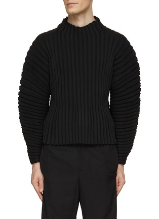 Main View - Click To Enlarge - CFCL - Colimaçon Ribbed Knit Top