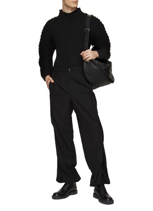 Figure View - Click To Enlarge - CFCL - Colimaçon Ribbed Knit Top