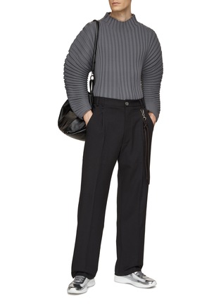 Figure View - Click To Enlarge - CFCL - Colimaçon Ribbed Knit Top