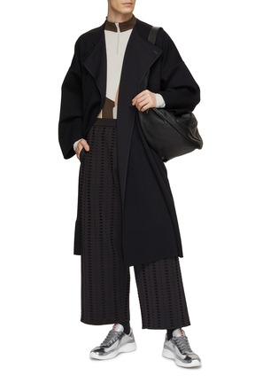 Figure View - Click To Enlarge - CFCL - Milan Belted Ribbed Knit Coat