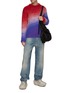 Figure View - Click To Enlarge - ERL - Gradient Knit Sweater