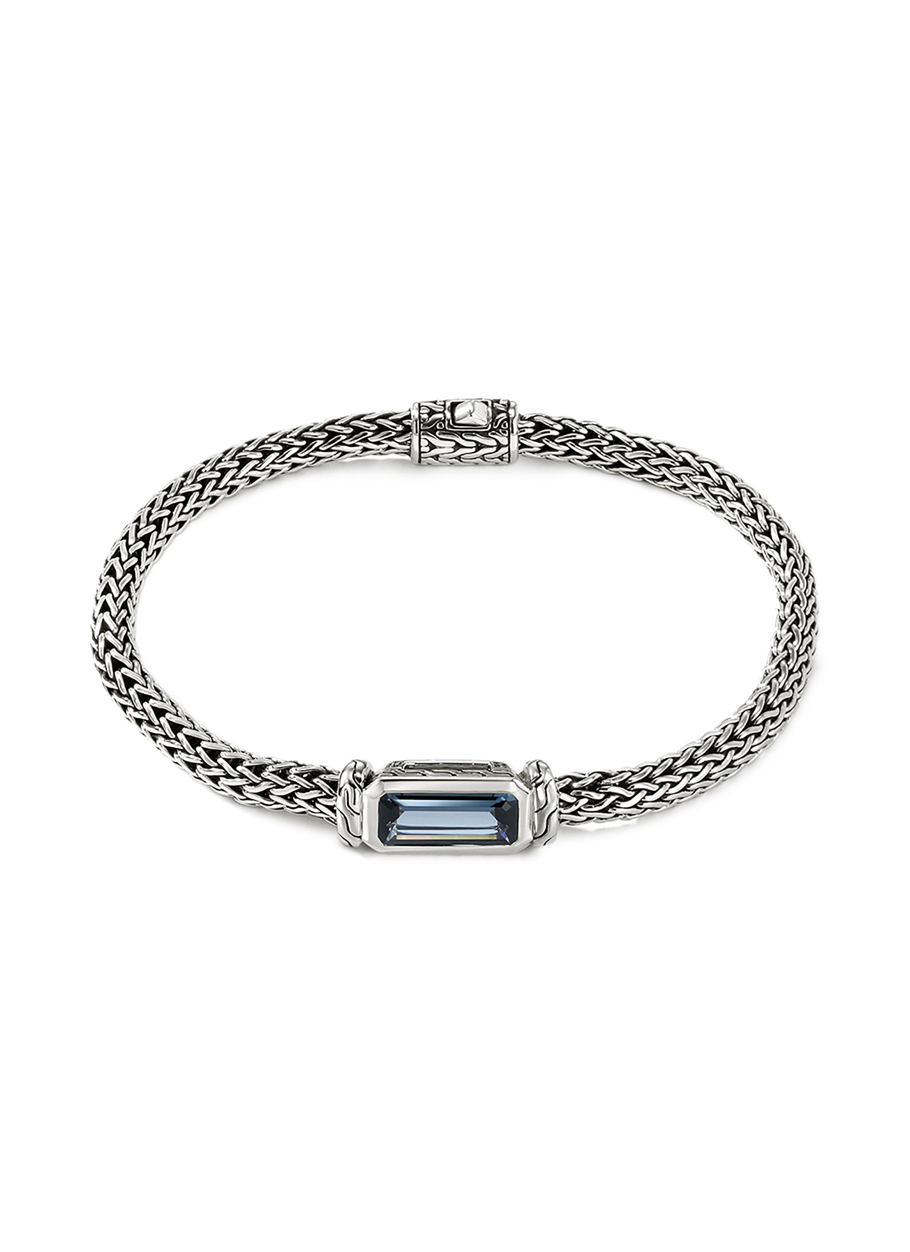 Shop trendy silver bracelet for women online at low price