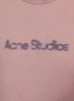  - ACNE STUDIOS - Blurred Logo T-Shirt