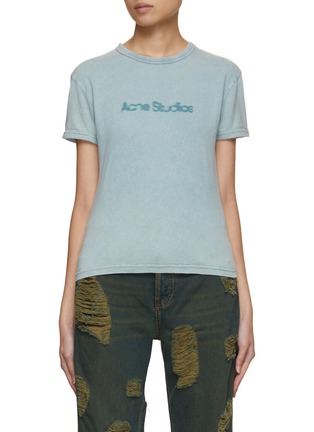 Main View - Click To Enlarge - ACNE STUDIOS - Blurred Logo T-Shirt