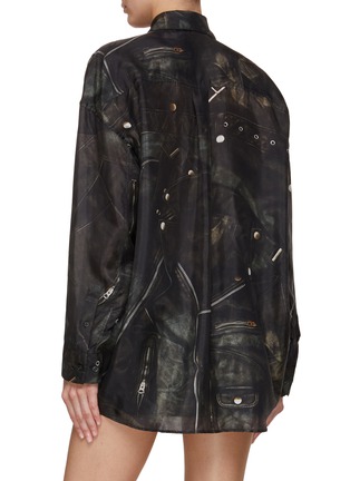 Back View - Click To Enlarge - ACNE STUDIOS - Silk Print Shirt
