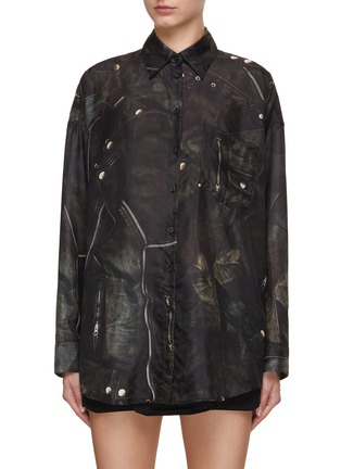 Main View - Click To Enlarge - ACNE STUDIOS - Silk Print Shirt