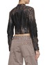 Back View - Click To Enlarge - ACNE STUDIOS - Cropped Leather Jacket