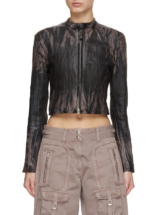 Main View - Click To Enlarge - ACNE STUDIOS - Cropped Leather Jacket