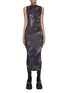 Main View - Click To Enlarge - ACNE STUDIOS - Denim Print Jersey Dress