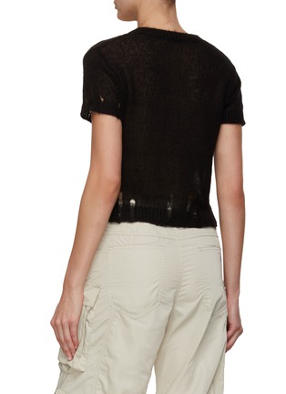 Back View - Click To Enlarge - ACNE STUDIOS - Krenda' Butterfly Knit Top