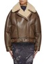 Main View - Click To Enlarge - ACNE STUDIOS - Shearling Leather Biker Jacket