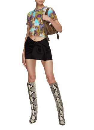 Figure View - Click To Enlarge - ACNE STUDIOS - Fluffy Floral Knit Top