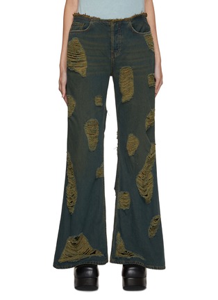 Main View - Click To Enlarge - ACNE STUDIOS - Ripped Loose Fit Jeans