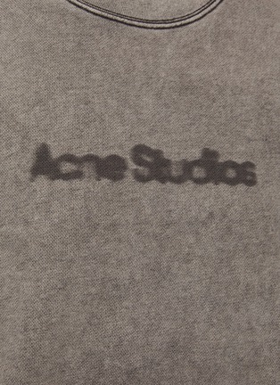  - ACNE STUDIOS - Blurred Logo Print Sweater